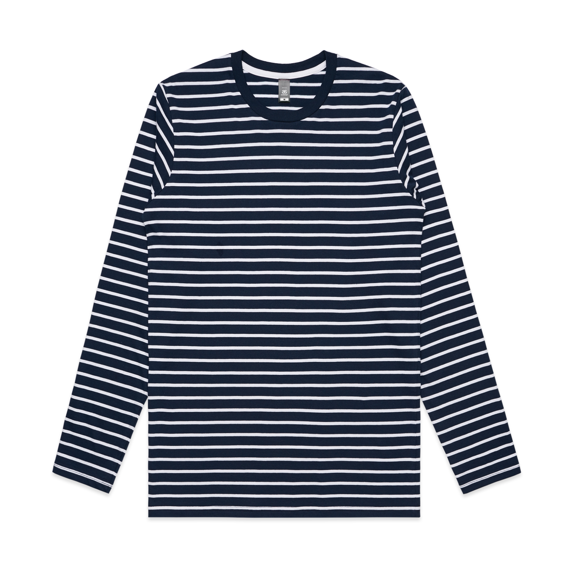 Mens Match Stripe L/S Tee